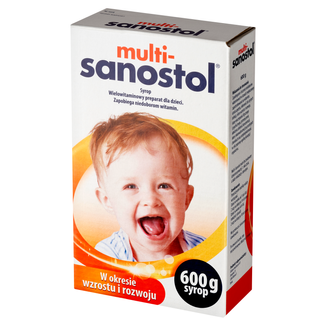 Multi-Sanostol, syrop dla dzieci powyżej 1 roku, 600 g USZKODZONE OPAKOWANIE - 3 - zdjęcie produktu