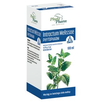 Intractum Melissae Phytopharm 4,575 g/ 5 ml, płyn doustny, 100 ml - 2 - zdjęcie produktu