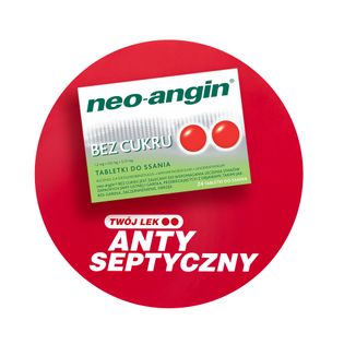 Neo-Angin bez cukru 1,2 mg + 0,6 mg + 5,72 mg, 24 tabletki do ssania - 4 Neo-Angin bez cukru 1,2 mg + 0,6 mg + 5,72 mg, 24 tabletki do ssania - 4 - zdjęcie produktu