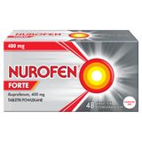 Nurofen Forte 400 mg, 48 tabletek powlekanych USZKODZONE OPAKOWANIE - miniaturka zdjęcia produktu