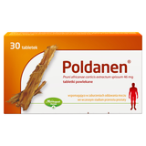 Poldanen 46 mg, 30 tabletek powlekanych - miniaturka zdjęcia produktu