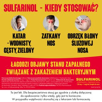 Sulfarinol (50 mg + 1 mg)/ ml, krople do nosa, 20 ml - 5 - zdjęcie produktu