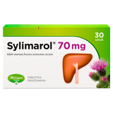 Sylimarol 70 mg, 30 tabletek drażowanych - miniaturka zdjęcia produktu