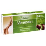 Venescin 25 mg + 15 mg + 0,5 mg, 30 drażetek USZKODZONE OPAKOWANIE - miniaturka zdjęcia produktu