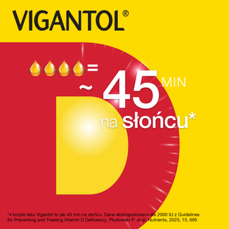 Vigantol 20 000IU, krople doustne, roztwór, 10 ml - 8 - zdjęcie produktu