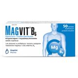 Magvit B6 48 mg + 5 mg, 50 tabletek dojelitowych USZKODZONE OPAKOWANIE - miniaturka zdjęcia produktu