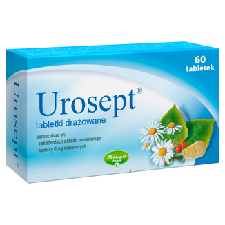 Urosept, 60 tabletek drażowanych USZKODZONE OPAKOWANIE - 2 - zdjęcie produktu