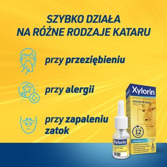 Xylorin 550 μg/ ml, aerozol do nosa, 18 ml USZKODZONE OPAKOWANIE - 2 - zdjęcie produktu
