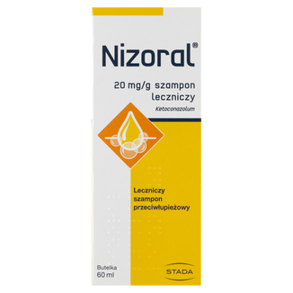 Nizoral 20 mg/ g, szampon przeciwłupieżowy, 60 ml - zdjęcie produktu
