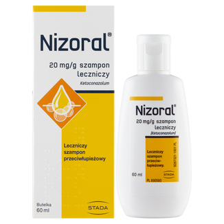 Nizoral 20 mg/ g, szampon przeciwłupieżowy, 60 ml - 2 - zdjęcie produktu