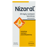 Nizoral 20 mg/ g, szampon przeciwłupieżowy, 6 ml x 6 saszetek - miniaturka zdjęcia produktu