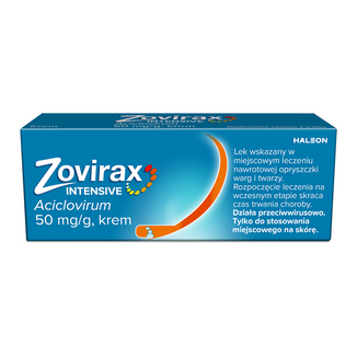 Zovirax Intensive 50 mg/1 g, krem, 2 g - 2 - zdjęcie produktu