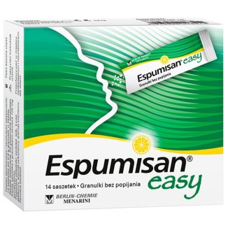 Espumisan Easy, granulki bez popijania, smak pomarańczowy,  14 saszetek  - zdjęcie produktu