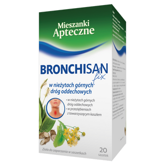 Bronchisan Fix (1500 mg + 750 mg + 750 mg)/ saszetkę, 3 g x 20 saszetek USZKODZONE OPAKOWANIE Bronchisan Fix (1500 mg + 750 mg + 750 mg)/ saszetkę, 3 g x 20 saszetek USZKODZONE OPAKOWANIE - zdjęcie produktu