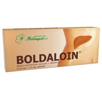 Boldaloin 23,6 mg + 1,0 mg, 30 tabletek - zdjęcie produktu