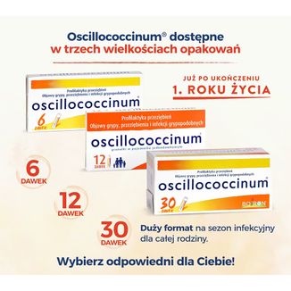 Boiron Oscillococcinum, granulki, 1 g x 6 dawek - 6 - zdjęcie produktu