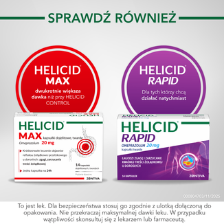 Helicid Control 10 mg, 14 kapsułek - 8 - zdjęcie produktu