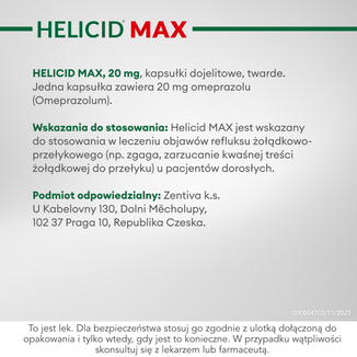 Helicid Control 10 mg, 14 kapsułek - 9 - zdjęcie produktu
