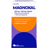 Magnokal 250 mg + 250 mg, 50 tabletek - miniaturka zdjęcia produktu