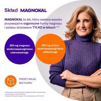 Magnokal 250 mg + 250 mg, 50 tabletek - 6 - zdjęcie produktu
