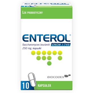 Enterol, 250 mg, 10 kapsułek - zdjęcie produktu