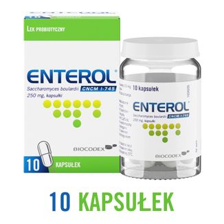 Enterol, 250 mg, 10 kapsułek - 2 - zdjęcie produktu
