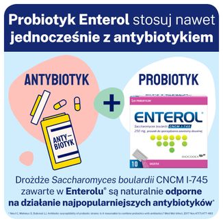 Enterol, 250 mg, 10 saszetek - 4 - zdjęcie produktu