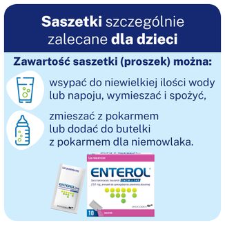 Enterol, 250 mg, 10 saszetek - 5 - zdjęcie produktu