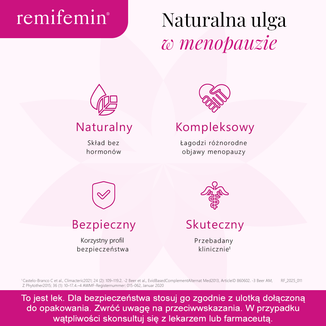 Remifemin, 60 tabletek - 6 - zdjęcie produktu