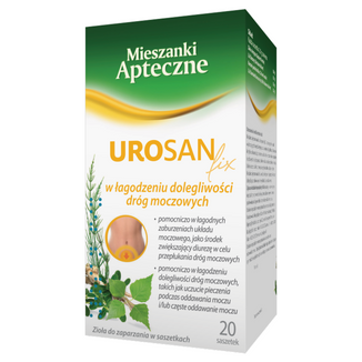 Herbapol Zielnik Apteczny Urosan Fix, 2 g x 20 saszetek KRÓTKA DATA Herbapol Zielnik Apteczny Urosan Fix, 2 g x 20 saszetek KRÓTKA DATA - zdjęcie produktu