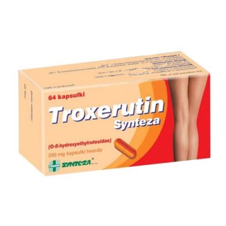 Troxerutin Synteza 200 mg, 64 kapsułki twarde - zdjęcie produktu