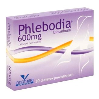 Phlebodia 600 mg, 30 tabletek powlekanych - zdjęcie produktu