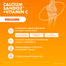 Calcium Sandoz + Vitamina C 260 mg + 1000 mg, smak pomarańczowy, 10 tabletek musujących- miniaturka 5 zdjęcia produktu