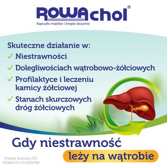 Rowachol, 50 kapsułek miękkich - 4 - zdjęcie produktu