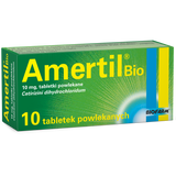 Amertil Bio 10 mg, 10 tabletek powlekanych - miniaturka zdjęcia produktu