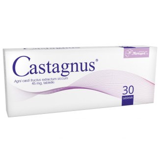 Castagnus 45 mg, 30 tabletek USZKODZONE OPAKOWANIE - zdjęcie produktu
