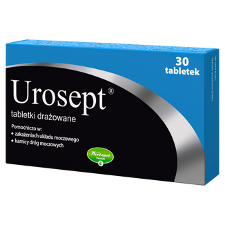 Urosept, 30 tabletek drażowanych - zdjęcie produktu