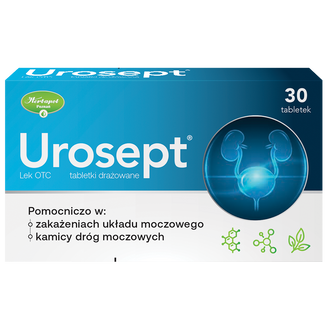 Urosept, 30 tabletek drażowanych - 2 - zdjęcie produktu
