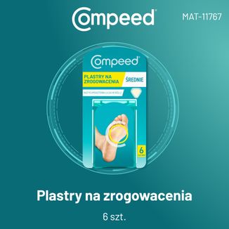Compeed, plastry na zrogowacenia, hydrokoloidowe, średnie, 6 sztuk - 2 - zdjęcie produktu