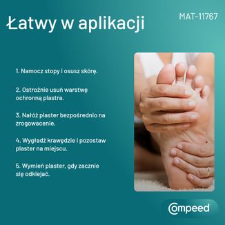 Compeed, plastry na zrogowacenia, hydrokoloidowe, średnie, 6 sztuk - 7 - zdjęcie produktu