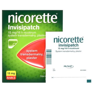 Nicorette Invisipatch 15 mg/16 h, system transdermalny, plaster, 7 sztuk - 3 - zdjęcie produktu
