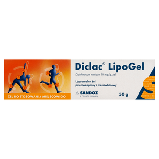 Diclac LipoGel 10 mg/ g, żel, 50 g - 2 - zdjęcie produktu