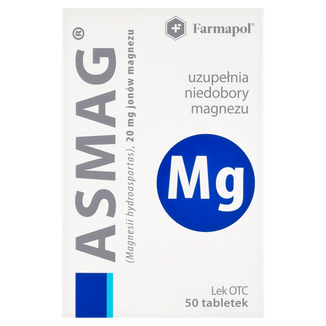 Asmag 20 mg, 50 tabletek - zdjęcie produktu