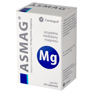 Asmag 20 mg, 50 tabletek - 3 - zdjęcie produktu