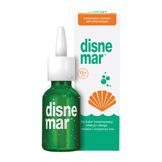 Disnemar, izotoniczny roztwór soli mineralnych do nosa, 25 ml - zdjęcie produktu