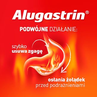 Alugastrin 340 mg, smak miętowy, 20 tabletek do rozgryzania i żucia - 2 - zdjęcie produktu