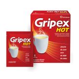 Gripex Hot 650 mg + 50 mg + 10 mg, proszek do sporządzania roztworu doustnego, 8 saszetek - miniaturka zdjęcia produktu