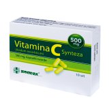 Vitamina C 500 mg, 10 kapsułek twardych - miniaturka zdjęcia produktu
