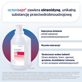 Octenisept (0,10 g + 2 g)/ 100 g, płyn, 1000 ml - 4 - zdjęcie produktu