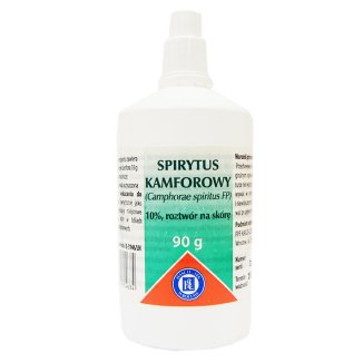 Spirytus kamforowy 10%, roztwór na skórę, 90 g - zdjęcie produktu